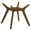 Paxton Square Wood Dining Table Base Brown — product view 1