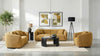 Aleisha 3-piece Fabric Upholstered Sofa Set Mustard Yellow — product view 1