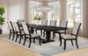 Phelps 9-piece Rectangular Dining Table Set Distressed Noir — product view 1