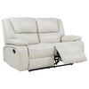 Camila Upholstered Motion Reclining Loveseat White — product view 1