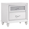 Barzini 2-drawer Nightstand White — product view 1