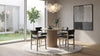 Hamlyn 5-piece Round Wood Counter Height Dining Set Black and Natural Oak — product view 1