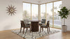Hamlyn 5-piece Round Wood Dining Set Grey and Walnut — product view 1