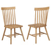 Andrews Windsor Spindle Back Dining Side Chair Light Ash (Set of 2) — product view 1