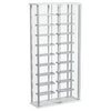 Montara Tempered Glass Wine Storage LED Curio Cabinet Chrome — product view 1