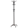 Collier 12 Hook Freestanding Coat Rack Hat Hanger Black — product view 1