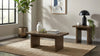 Decker 2-piece Coffee and End Table Set Walnut — product view 1
