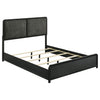 Cavelle 51-inch Upholstered Queen Panel Bed Black — product view 1