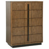 Terrace 5-drawer Chest of Drawers Ash Brown — product view 1