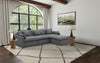 Hobson 4-piece Upholstered Modular Sectional Sofa Charcoal — product view 1