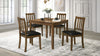 Parkwood 5-piece Square Dining Table Set Honey Brown — product view 1
