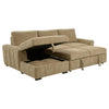 Pastrana Upholstered Sleeper Sectional Sofa LAF Chaise Camel — product view 1