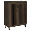 Brixton 2-door Entryway Shoe Storage Cabinets Smoked Oak — product view 1