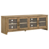 Brenham 79-inch 4-door TV Stand Media Console Washed Oak — product view 1