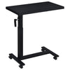 Westpark Height Adjustable Mobile Bedroom C-Table Black — product view 1