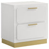 Caraway 2-drawer Nightstand White — product view 1