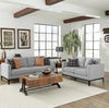 Apperson 2-piece Upholstered Track Arm Sofa Set Light Grey — product view 1