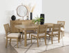 Arini 7-piece Extension Leaf Dining Table Set Sand Wash — product view 1