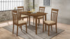 Robles 5-piece Rectangular Dining Table Set Chestnut — product view 1