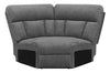 Bahrain Upholstered Wedge Charcoal — product view 1
