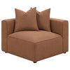Jennifer Upholstered Corner Chair Terracotta — product view 1