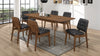 Redbridge Rectangular 7-piece Dining Set Natural Walnut — product view 1