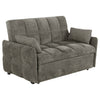 Cotswold Upholstered Convertible Sleeper Sofa Bed Dark Grey — product view 1