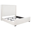 Natasha 65-inch Upholstered California King Bed Cream — product view 1