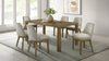 Castlewood 7-piece 71-inch Rectangular Dining Set Brown Oak — product view 1