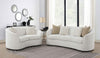 Rainn 2-piece Boucle Upholstered Sloped Arm Sofa Set Latte — product view 1