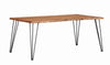 Sherman 71-inch Live Edge Dining Table Natural Acacia — product view 1