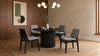 Hamlyn 5-piece Round Wood Dining Set Grey and Black — product view 1