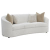Rainn Boucle Upholstered Sloped Arm Sofa Latte — product view 1