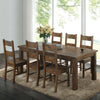 Coleman 7-piece Rectangular Dining Set Rustic Golden Brown — product view 1