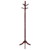 Riona 6 Hook Freestanding Wood Coat Rack Hat Hanger Merlot — product view 1