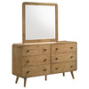Robyn 6-drawer Bedroom Dresser and Mirror Light Ash — product view 1