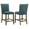 Paxton Upholstered Counter Height Dining Chair Teal Blue (Set of 2) — product view 1