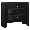 Briana 2-drawer Nightstand Black — product view 1