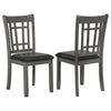 Lavon Wood Dining Side Chair Black and  Medium Grey (Set of 2) — product view 1