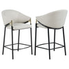 Chadwick Fabric Upholstered Counter Chair Beige (Set of 2) — product view 1