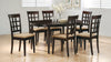 Gabriel 7-piece Extension Leaf Dining Table Set Cappuccino — product view 1
