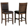 Dewey Upholstered Counter Chair Walnut (Set of 2) — product view 1