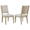 Trofello Cushioned Dining Side Chair White Washed (Set of 2) — product view 1