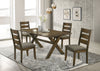 Alston 5-piece Rectangular Dining Table Set Knotty Nutmeg — product view 1