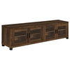 Sachin 4-door Engineered Wood 79-inch TV Stand Dark Pine — product view 1