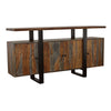 Ditman 4-door Solid Wood Sideboard Buffet Grey Sheesham — product view 1