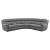 Bahrain 6-piece Modular Reclining Sectional Sofa Charcoal — product view 1