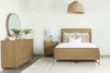 Arini 4-piece Queen Bedroom Set Sand Wash and Natural Cane — product view 1