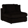 Blaine Upholstered Armless Chair Chocolate — product view 1