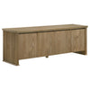 Adina 70-inch TV Stand Media Console Distressed Light Brown — product view 1